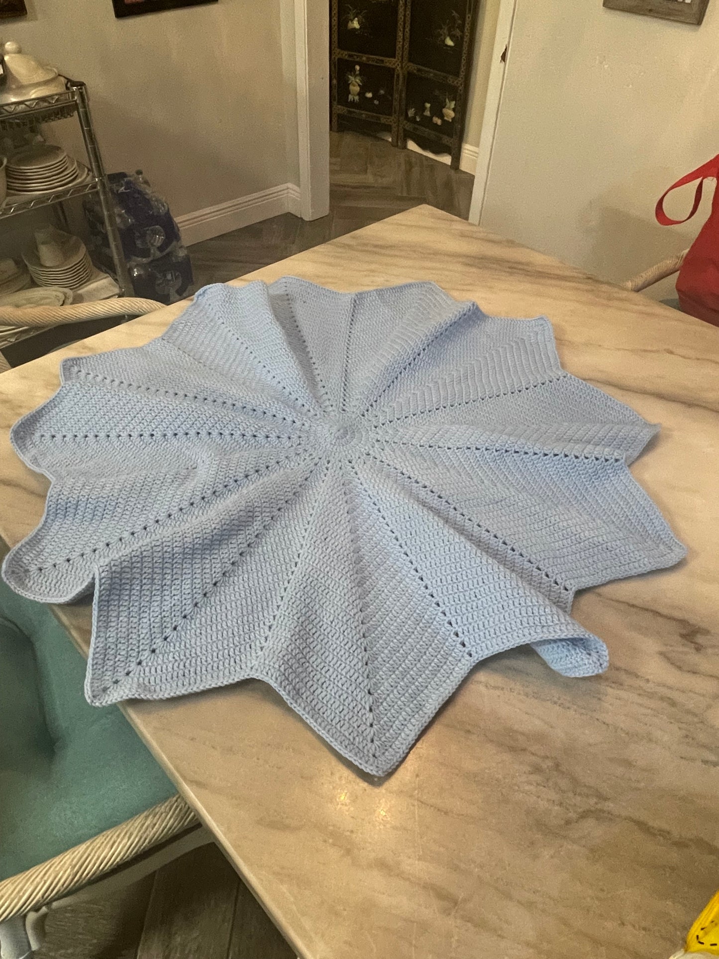 Handmade star blanket